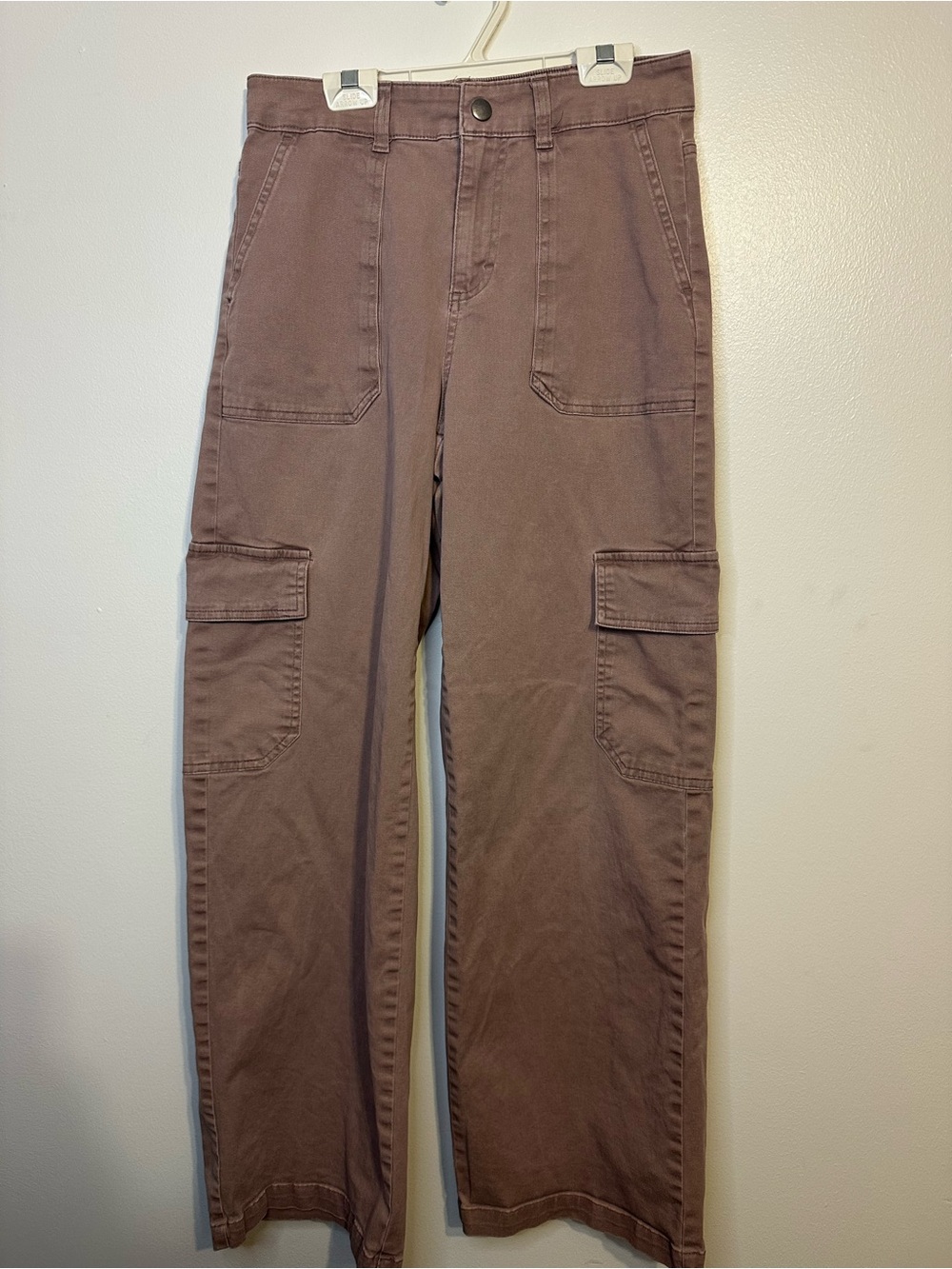 Women’s Mauve Cargo Pants - Relaxed Utility Style